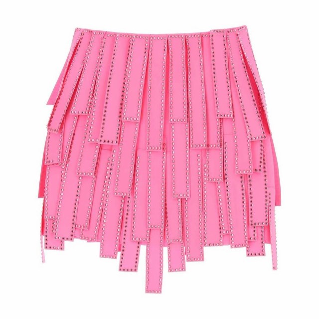 ATTICO アティコ Fuxia The attico satine mini skirt with rhinestones スカート レディース 秋冬2022 227WCS109E063R 【関税・送料無料