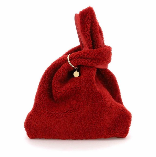 SIMONETTA RAVIZZA シモネッタ ラヴィッツァ Rosso Simonetta ravizza shearling furrissima bag バッグ レディース 秋冬2022 F02BG01H1