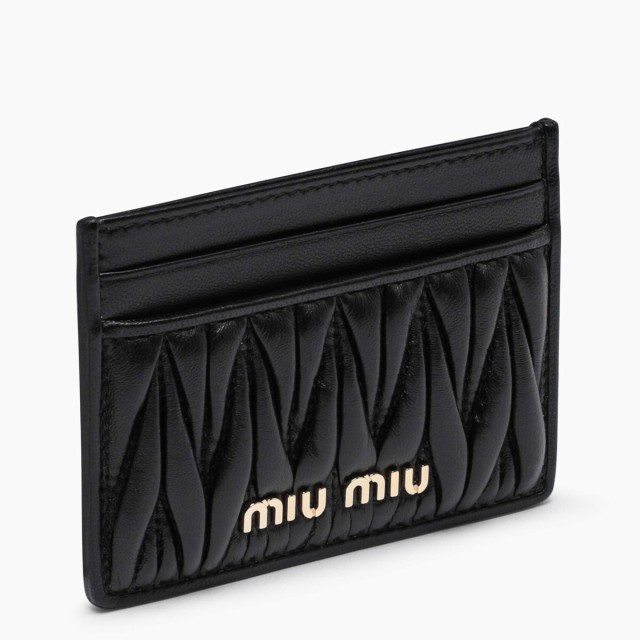 MIU MIU ミュウ ミュウ Black 財布 レディース 秋冬2022 5MC0762FPP/L_MIU-F0002 【関税・送料無料】【ラッピング無料】 ff