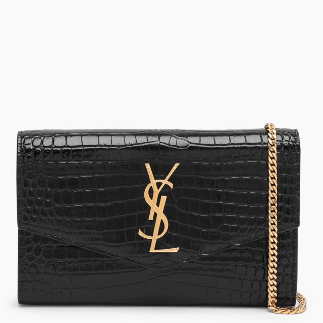 SAINT LAURENT PARIS イヴ サンローラン Black 財布 レディース 春夏2022 607788-DND1J/K_YSL-1000 【関税・送料無料】【ラッピング無料