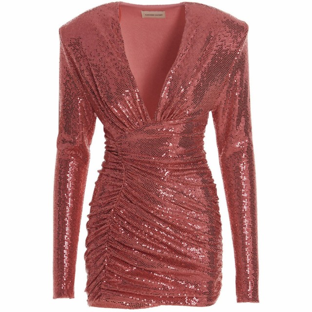 ALEXANDRE VAUTHIER アレクサンドル ボーティエ Pink Draped sequin dress ドレス レディース 秋冬2022 223DR1609EMBERGLOW 【関税・送料