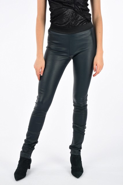 DROME ドローメ Midnight blue パンツ DPD1017P D074 7209 レディース LEATHER PANTS 【関税・送料無料】【ラッピング無料】 dk