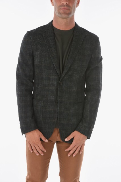 ERMENEGILDO ZEGNA エルメネジルド ゼニア Multicolor ジャケット 1D7SG0 250769 7 メンズ ZZEGNA 2-BUTTON BLAZER WITH NOTCH LAPEL 【