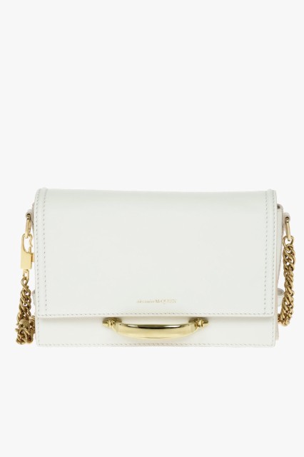 ALEXANDER MCQUEEN アレキサンダー マックイーン White バッグ 619573D780T9006 レディース LEATHER THE STORY CHAIN SHOULDER BAG 【関