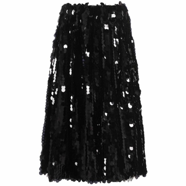 COMME DES GARCONS コム デ ギャルソン Black Sequin skirt スカート レディース 春夏2022 GIS0190511 【関税・送料無料】【ラッピング