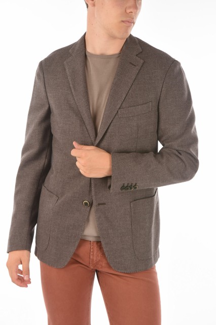 CORNELIANI コルネリアーニ Brown ジャケット YA10 7863202 030 メンズ CC COLLECTION WOOL BLEND SPORTSWEAR BLAZER 【関税・送料無料】