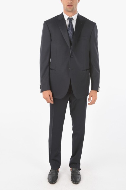 CORNELIANI コルネリアーニ Blue スーツ 858062-0118126-001 メンズ 3-PIECE CERIM.ACADEMY SUIT WITH SATIN PEAK LAPEL 【関税・送料無