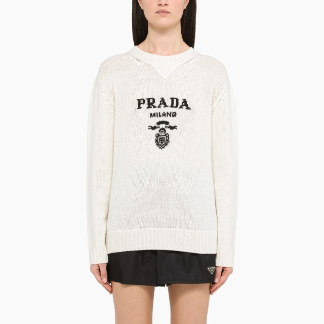 PRADA プラダ White トップス レディース 秋冬2021 P24G1V1YMW/J_PRADA-F0009 【関税・送料無料】【ラッピング無料】 ff