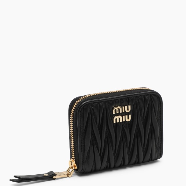 MIU MIU ミュウ ミュウ Black 財布 レディース 秋冬2022 5MM2682FPP/L_MIU-F0002 【関税・送料無料】【ラッピング無料】 ff