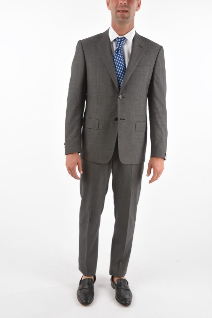 CORNELIANI コルネリアーニ Gray スーツ 897801 1287224 015 メンズ VIRGIN WOOL SIDE VENTS MANTUA 2-BUTTON SUIT 【関税・送料無料】【