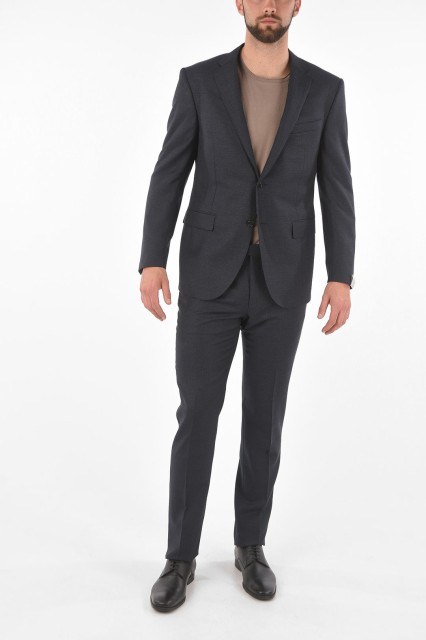 CORNELIANI コルネリアーニ Blue スーツ 847222 9817278 010 メンズ HOUNDSTOOTH ACADEMY VIRGIN WOOL SUIT 【関税・送料無料】【ラッピ