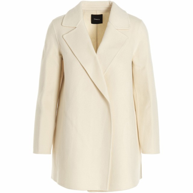 THEORY セオリー White Clairene Deluxe New’ coat コート レディース 秋冬2022 K0701412C2W 【関税・送料無料】【ラッピング無料】 ju