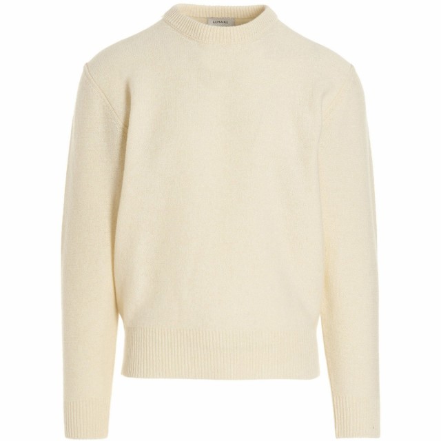 LEMAIRE ルメール White Wool sweater ニットウェア メンズ 秋冬2022 KN343LK107048 【関税・送料無料】【ラッピング無料】 ju