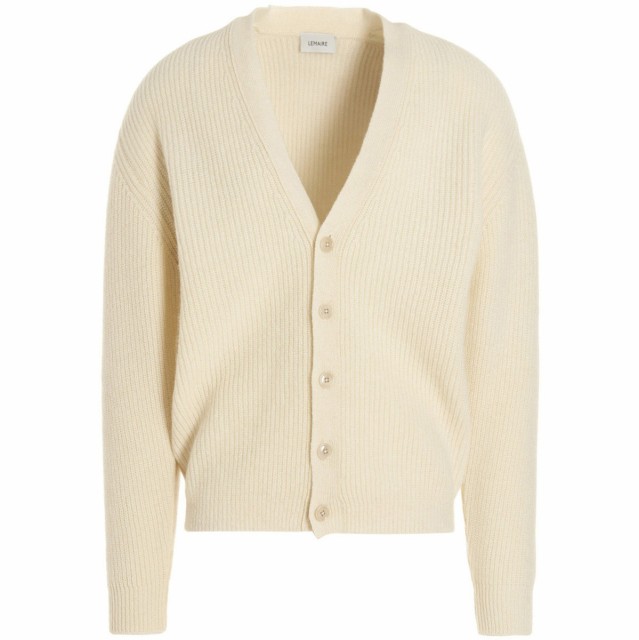 LEMAIRE ルメール White Wool cardigan ニットウェア メンズ 秋冬2022 KN344LK107048 【関税・送料無料】【ラッピング無料】 ju