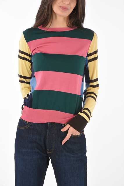 COLVILLE コルヴィル Multicolor ニットウェア CVS20016/PIMU レディース STRIPED MULTICOLOR WOOL CREW-NECK SWEATER 【関税・送料無料