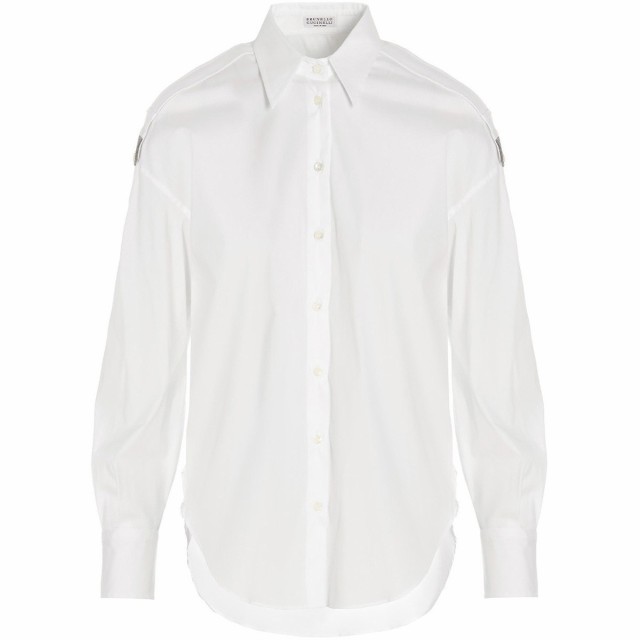 BRUNELLO CUCINELLI ブルネロクチネリ White Monile’ shirt シャツ レディース 秋冬2022 M0091RH126C159 【関税・送料無料】【ラッピン