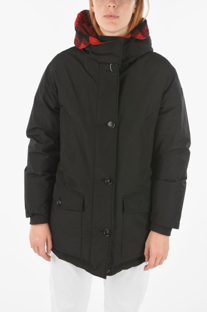 WOOLRICH ウールリッチ Black ジャケット COWWCPS2768UT0001 BLK C レディース TARTAN DETAILS REVERSIBLE DOWN JACKET 【関税・送料無料