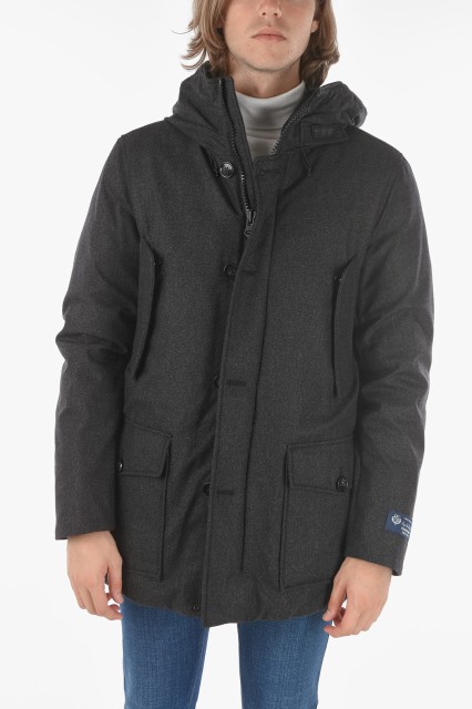 WOOLRICH ウールリッチ Gray ジャケット COWOCPS2690LP06 1120 メンズ VIRGIN WOOL 4 POCKETS LP MOUNTAIN DOWN JACKET WITH FRONT CLO