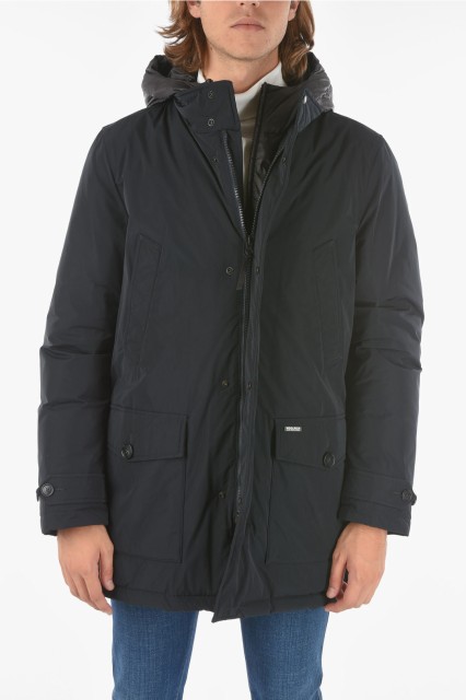 WOOLRICH ウールリッチ Blue ジャケット COWOCPS2747CF40 324 メンズ SNAP BUTTONS CITY DOWN JACKET WITH REMOVABLE INNER 【関税・送料