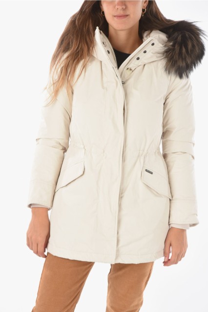 WOOLRICH ウールリッチ White ジャケット COWWCPS2513CF40 8254 レディース DETACHABLE REAL FUR TRIM CITY ARTIC DOWN JACKET 【関税・