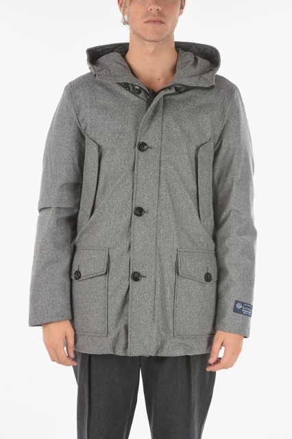 WOOLRICH ウールリッチ Gray ジャケット COWOCPS2690LP06 1368 メンズ VIRGIN WOOL 4 POCKETS LP MOUNTAIN DOWN JACKET WITH FRONT CLO