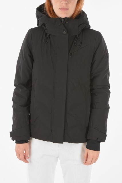 WOOLRICH ウールリッチ Black ジャケット COWWCPS2828UT1696 100 レディース HOODED SKI DOWN JACKET WITH HIDDEN CLOSURE 【関税・送料