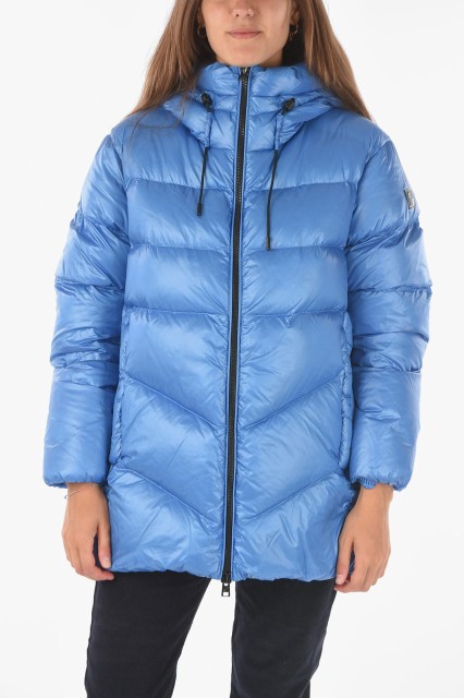 WOOLRICH ウールリッチ Blue ジャケット COWWCPS2839UT1702 3148 レディース SOLID COLOR PACKABLE BIRCH DOWN JACKET WITH HOOD 【関税