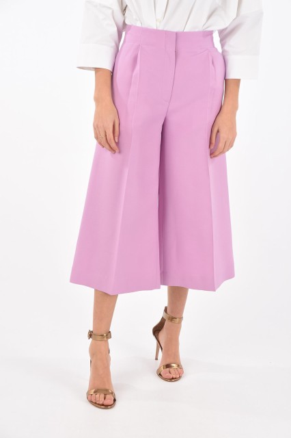 SUPER BLOND スーパーブロンド Violet パンツ COULOTTE TRS6 レディース SINGLE-PLEATED WOOL AND SILK FLARED GAUCHO PANTS 【関税・送