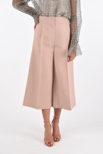 SUPER BLOND スーパーブロンド Pink パンツ COULOTTE TRS7 レディース SINGLE-PLEATED WOOL AND SILK GAUCHO PANTS 【関税・送料無料】【