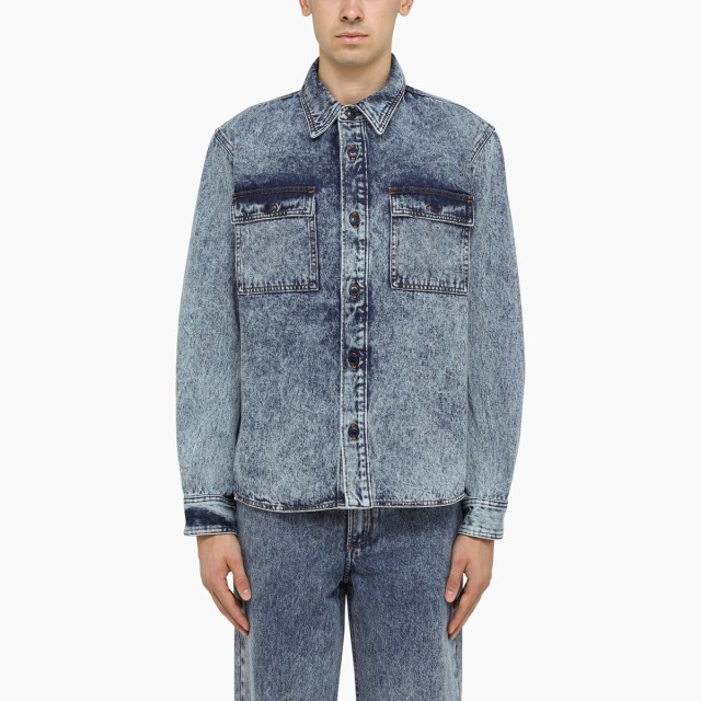 A.P.C. アーペーセー Blue トップス メンズ 秋冬2022 COFAI-H02676CO/L_APC-AAF 【関税・送料無料】【ラッピング無料】 ff