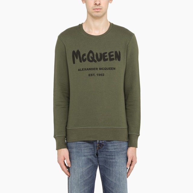 ALEXANDER MCQUEEN アレキサンダー マックイーン Green トップス メンズ 春夏2022 688713QSZ81/K_ALEXQ-0904 【関税・送料無料】【ラッピ