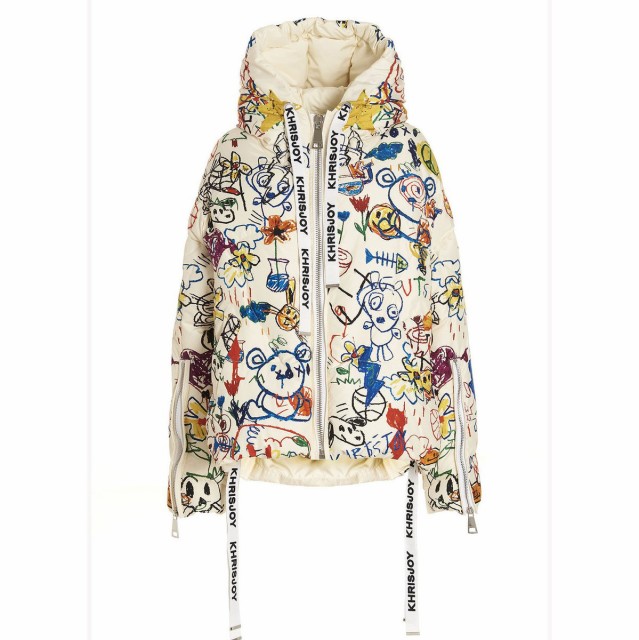 KHRISJOY クリスジョイ Multicolor Graffiti Bear down jacket ジャケット レディース 秋冬2022 AFPW001NGRBBT179 【関税・送料無料】【