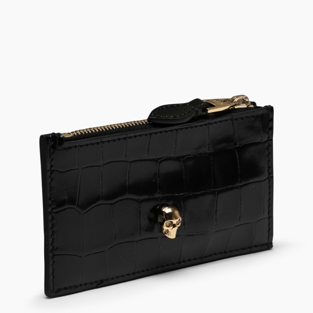 ALEXANDER MCQUEEN アレキサンダー マックイーン Black 財布 レディース 秋冬2022 6320371JMFG/L_ALEXQ-1050 【関税・送料無料】【ラッピ