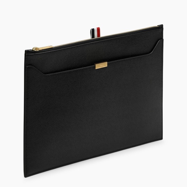 THOM BROWNE トム ブラウン Black 財布 メンズ 秋冬2022 UAC005A00198/L_THOMB-001 【関税・送料無料】【ラッピング無料】 ff