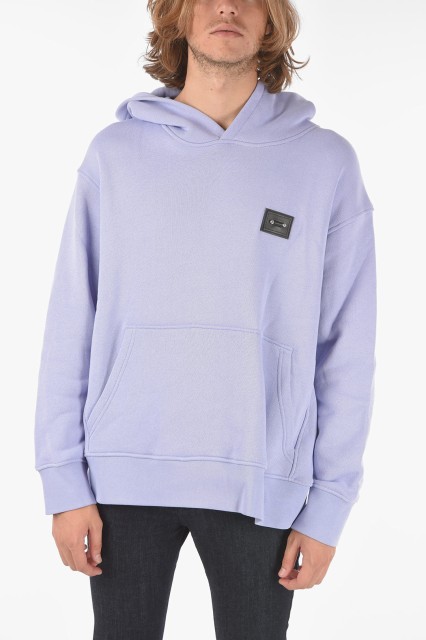 NEIL BARRETT ニール バレット Violet トレーナー BJS694P P514C 3056 メンズ HOODED TRAVEL FRENCH TERRY SWEATSHIRT WITH ICONIC PIERC