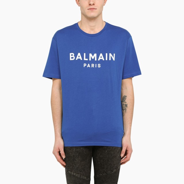 緑林シリーズ BALMAIN バルマン Tシャツ メンズ T-shirt In Blue Cotton BLUE - 通販 www.flow-tech.ai