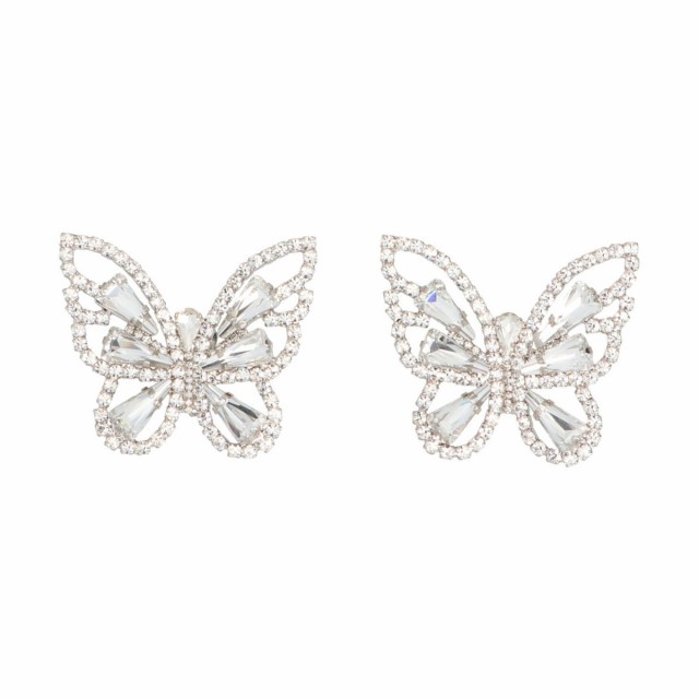 ALESSANDRA RICH アレッサンドラ リッチ Silver Farfalla earrings ジュエリー レディース 春夏2022 FABA2536J004001 【関税・送料無料】