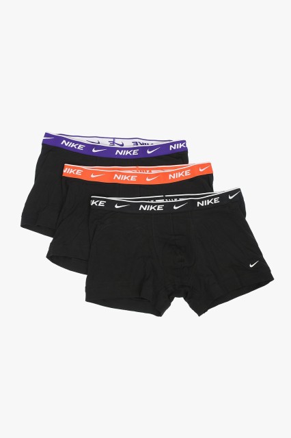 NIKE ナイキ Black アンダーウェア KE1008-Z4K メンズ SET OF 3 BOXERS WITH LOGOED BAND AT THE WAIST 【関税・送料無料】【ラッピング