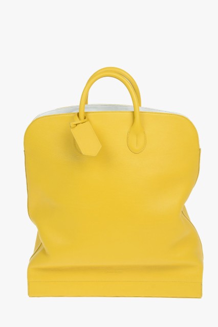 CALVIN KLEIN カルバンクライン Yellow バッグ MLBA01T027731 レディース DOUBLE-HANDLE LEATHER TRAVEL BAG 【関税・送料無料】【ラッピ