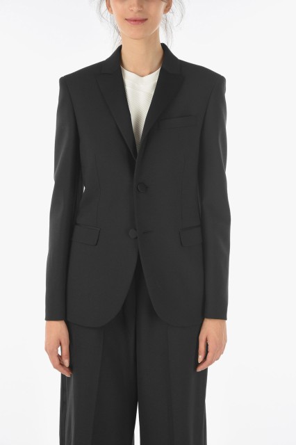 NEIL BARRETT ニールバレット Black ジャケット NGI357N H045C 01 レディース VIRGIN WOOL BLEND S/B MENS FIT TUX JACKET BLAZER 【関税