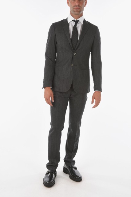 CORNELIANI コルネリアーニ Gray スーツ NU40 1877511 006 メンズ BI ELASTIC 2 BUTTON SPORTIV.70 PATCH POCKET SUIT 【関税・送料無料