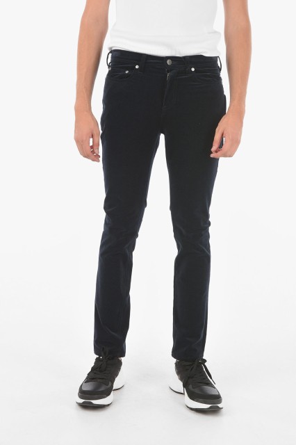 NEIL BARRETT ニール バレット Blue パンツ PBDE102 H800 466 メンズ VELVET SUPER SKINNY PANTS 【関税・送料無料】【ラッピング無料】