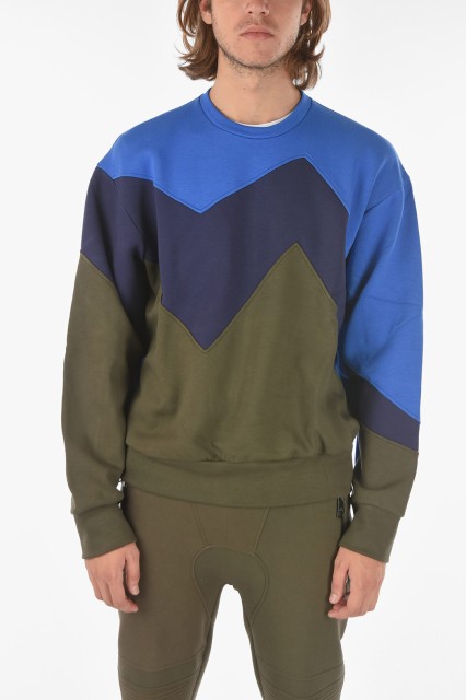 NEIL BARRETT ニール バレット Blue トレーナー PBJS664 P521S 2841 メンズ JERSEY MODERNIST N°21 CREWNECK SWEATSHIRT 【関税・送料無