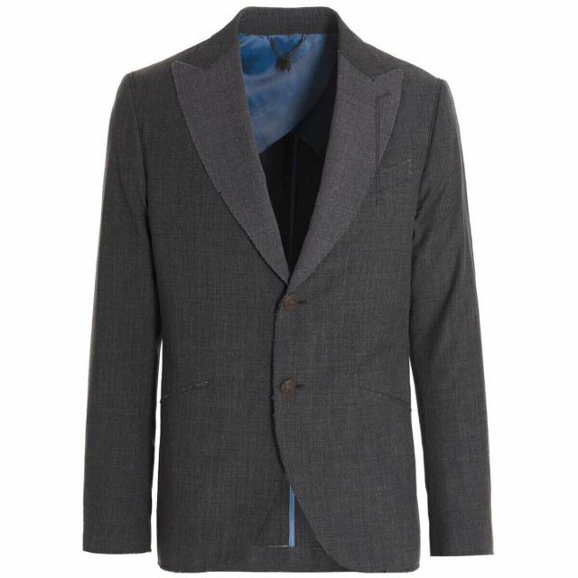 MAURIZIO MIRI マウリッツォ ミリ Gray Wool blazer jacket ジャケット メンズ 春夏2022 QUINN271900758 【関税・送料無料】【ラッピング