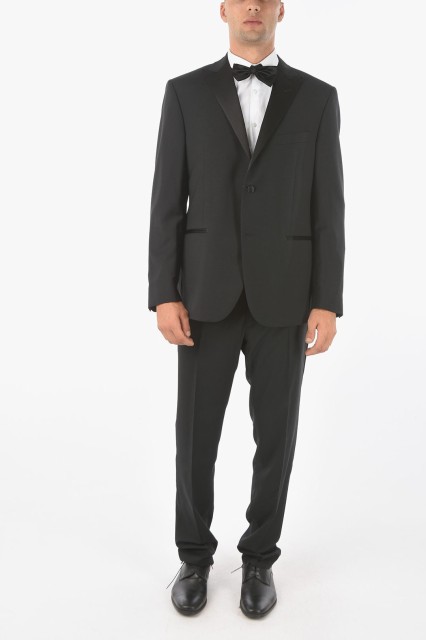 CORNELIANI コルネリアーニ Black スーツ 837R35-9168435-020 メンズ CC COLLECTION SATIN DETAIL CERIM.RIGHT SUIT 【関税・送料無料】