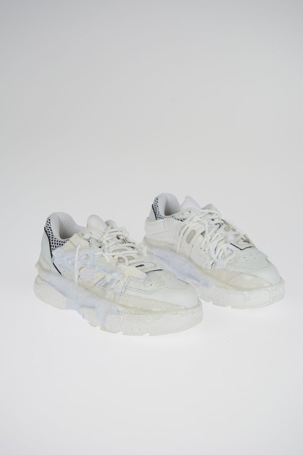 MAISON MARGIELA メゾン マルジェラ White スニーカー S58WS0118 P2695 T1003 レディース MM22 VINTAGE EFFECT FUSION SNEAKERS 【関税・