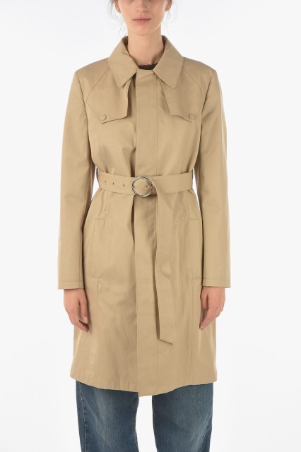 MAISON MARGIELA メゾン マルジェラ Beige コート S51AH0138 S52585 114 レディース MM1 SINGLE-BREASTED TRENCH COAT WITH SNAP BUTTONS