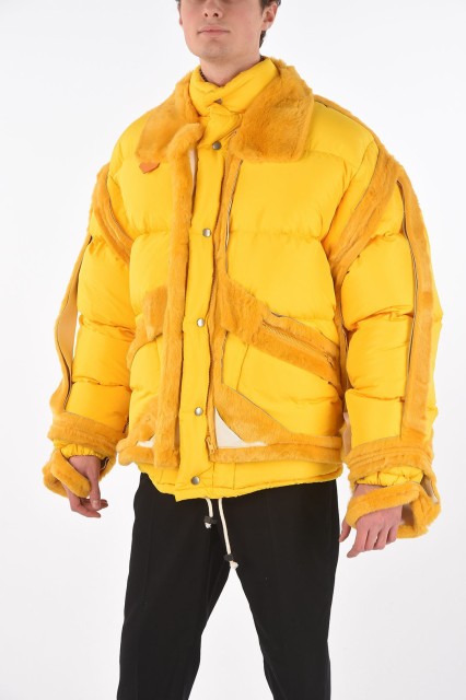 MAISON MARGIELA メゾン マルジェラ Yellow ジャケット S30AM0411 S47196 176 メンズ MM10 FAUX FUR DETAILS DOWN JACKET 【関税・送料無