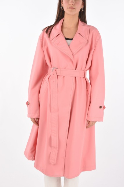 MAISON MARGIELA メゾン マルジェラ Pink コート S29AA0197 S23493 231 レディース MM0 STRETCH COAT WITH BELT 【関税・送料無料】【ラ