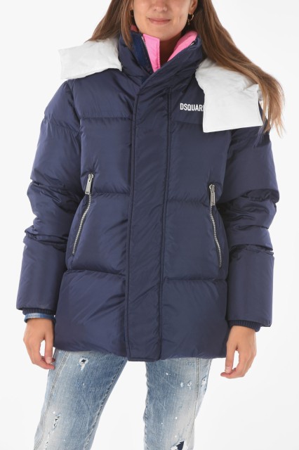 DSQUARED2 ディースクエアード Blue ジャケット S72AM0912 S53817 477 レディース REMOVABLE HOOD KENNY DOWN JACKET 【関税・送料無料】